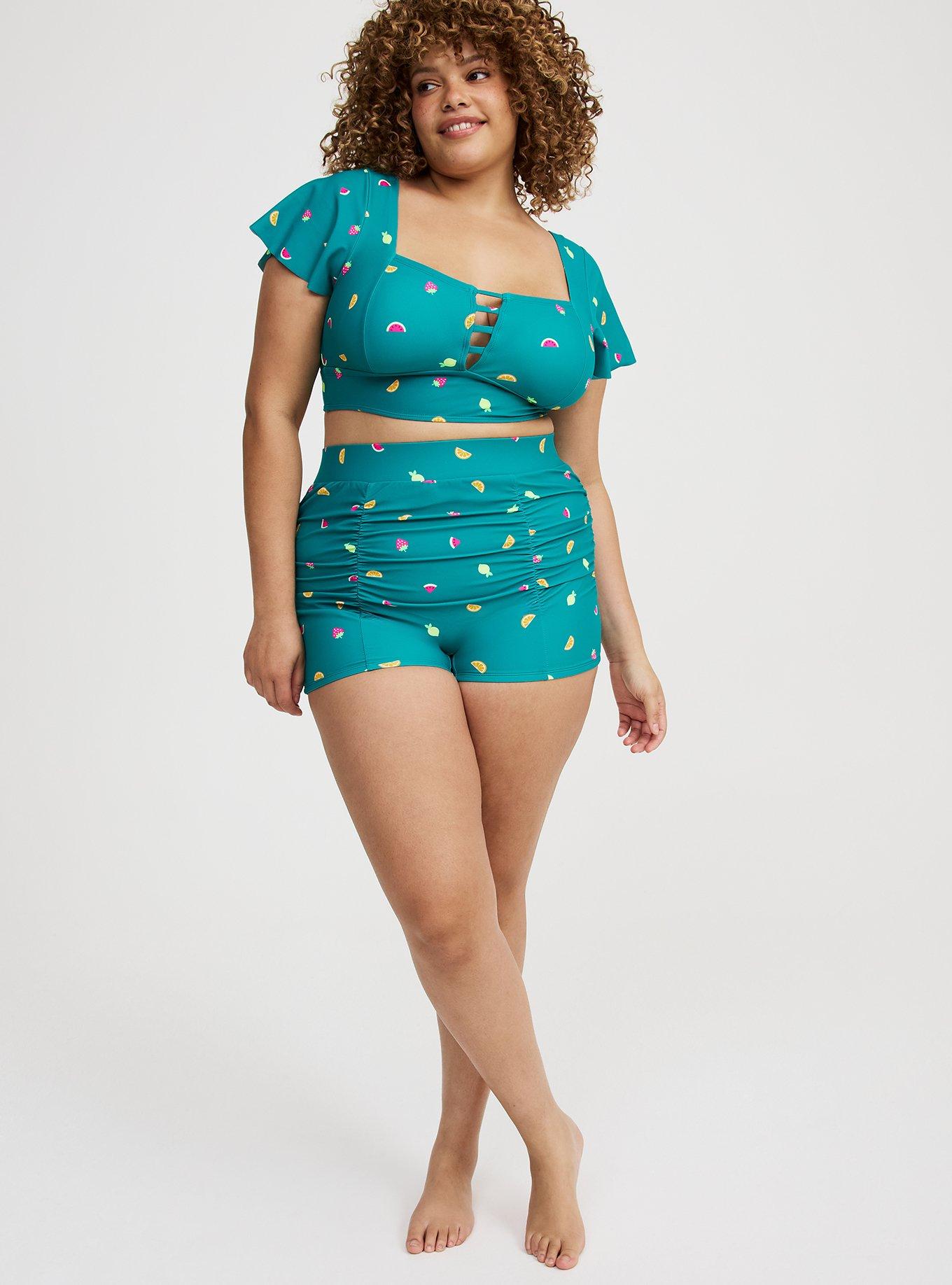 Ruched Swim Hot Short