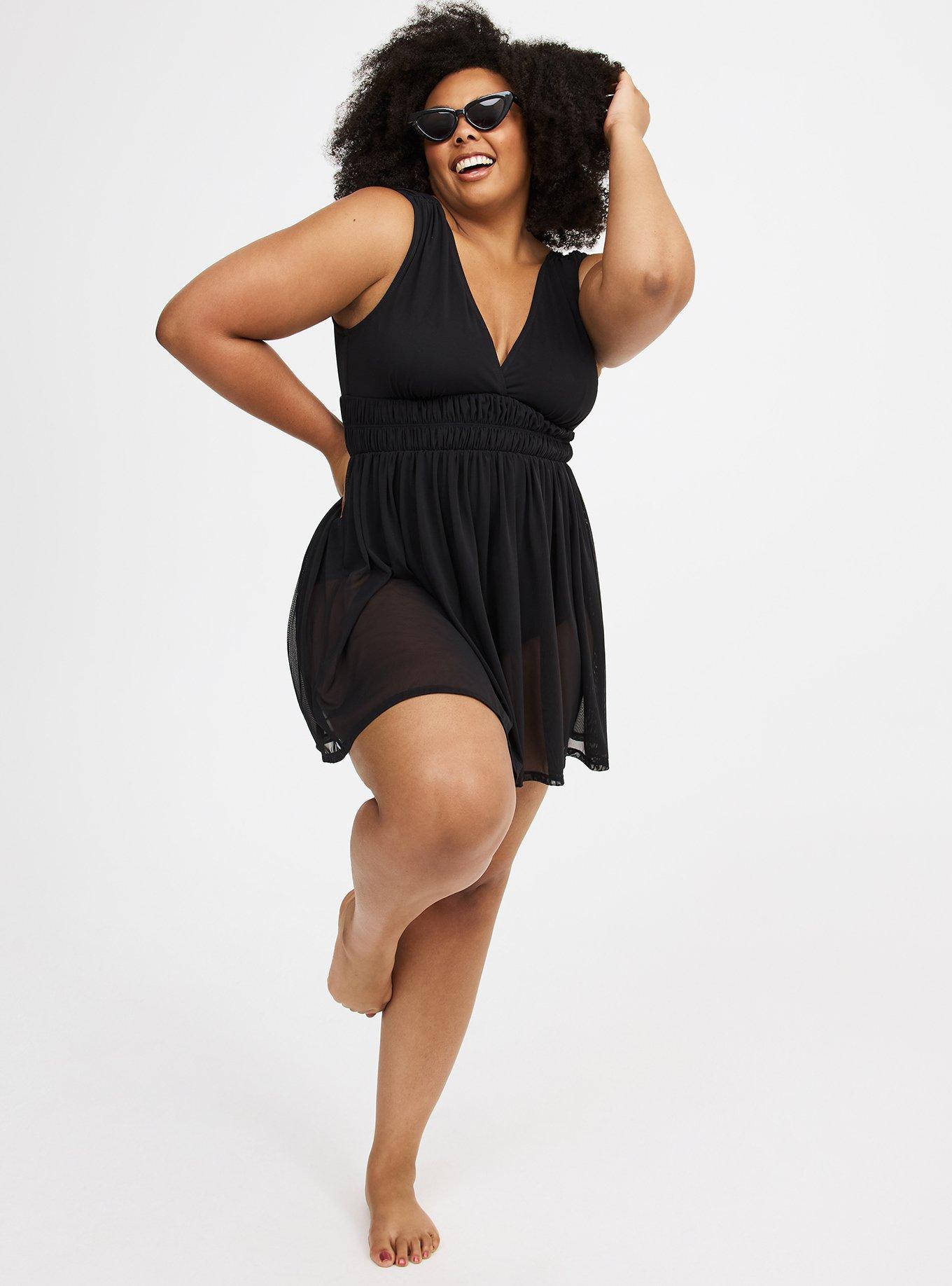 Mesh Swim Dress