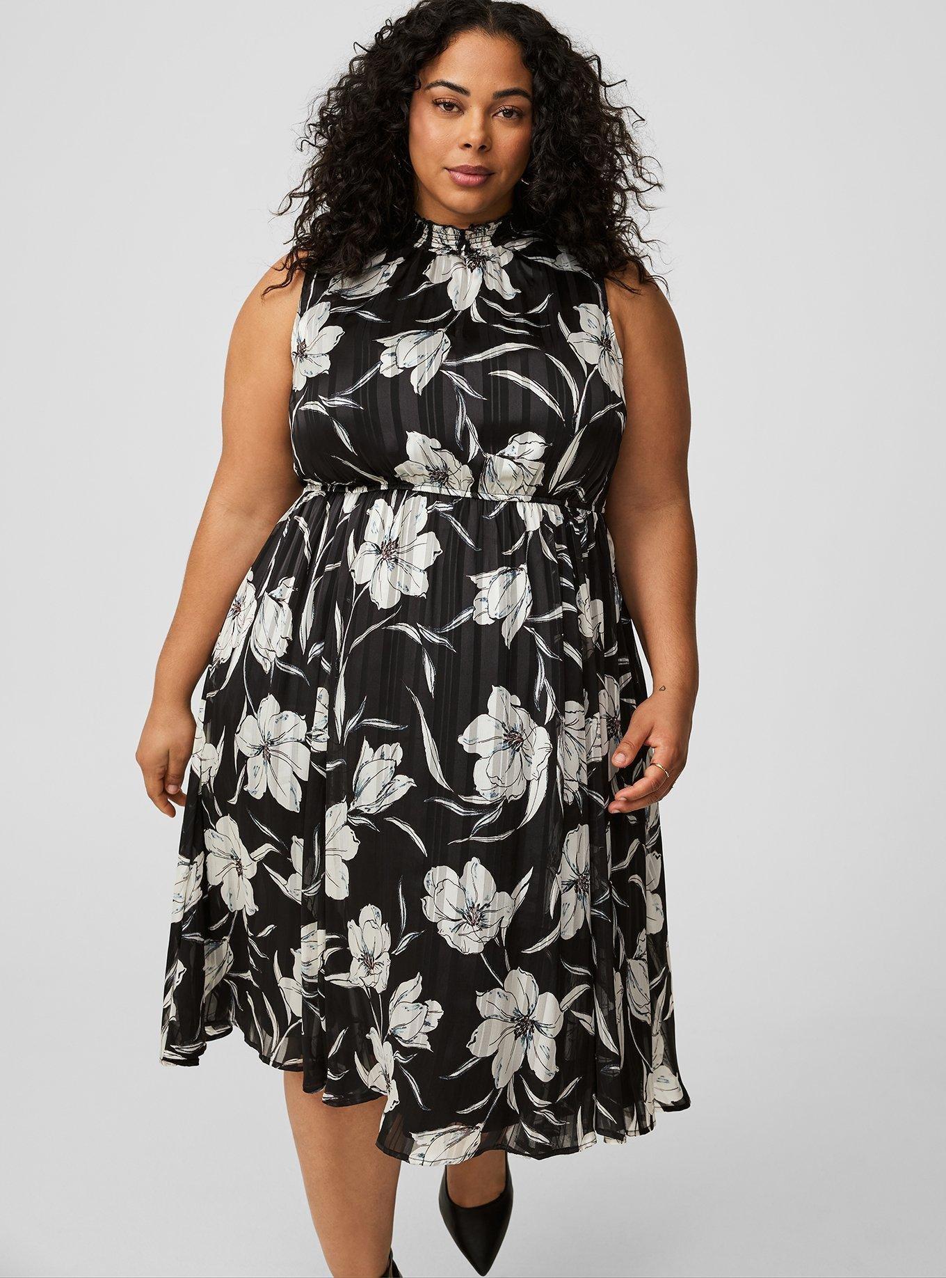 Plus Size - A-line Midi Dress - Torrid