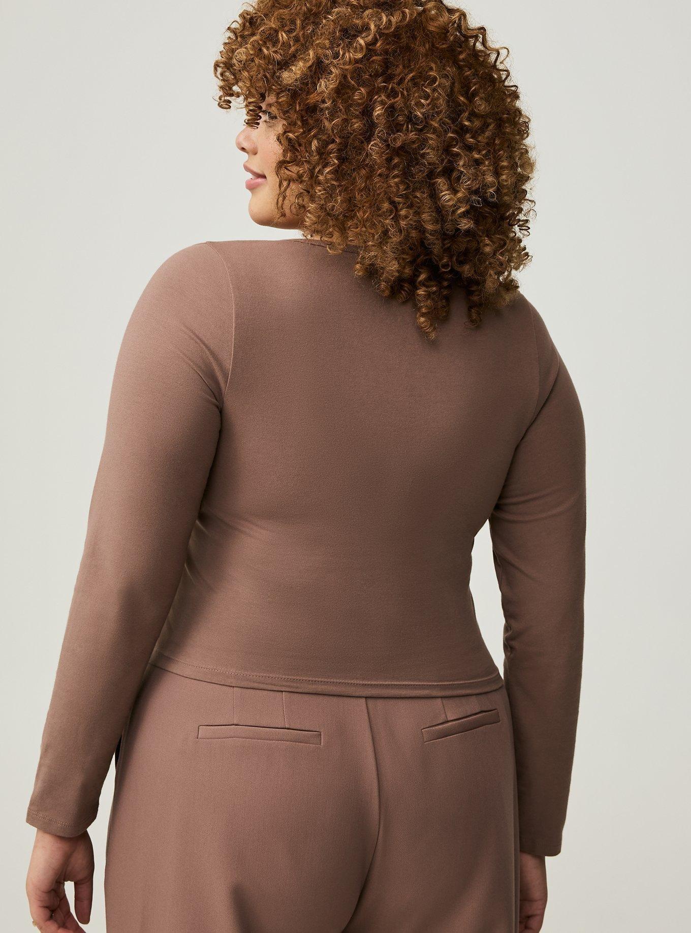 Foxy V-Neck Corset Crop Top