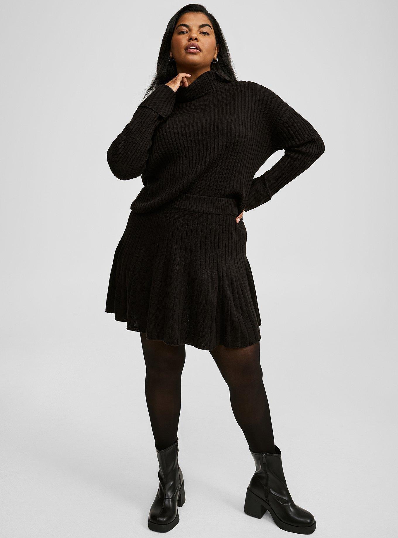 Mini A-Line Sweater Skirt
