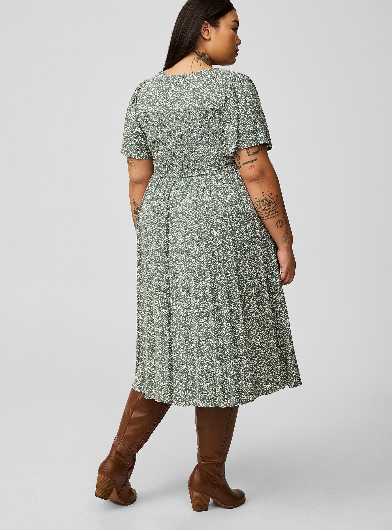 A-line Midi Dress