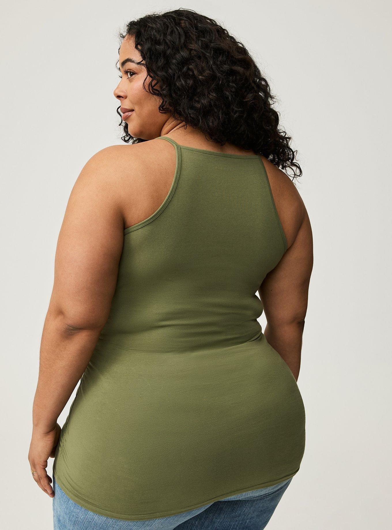 Foxy High Square Neck Cami