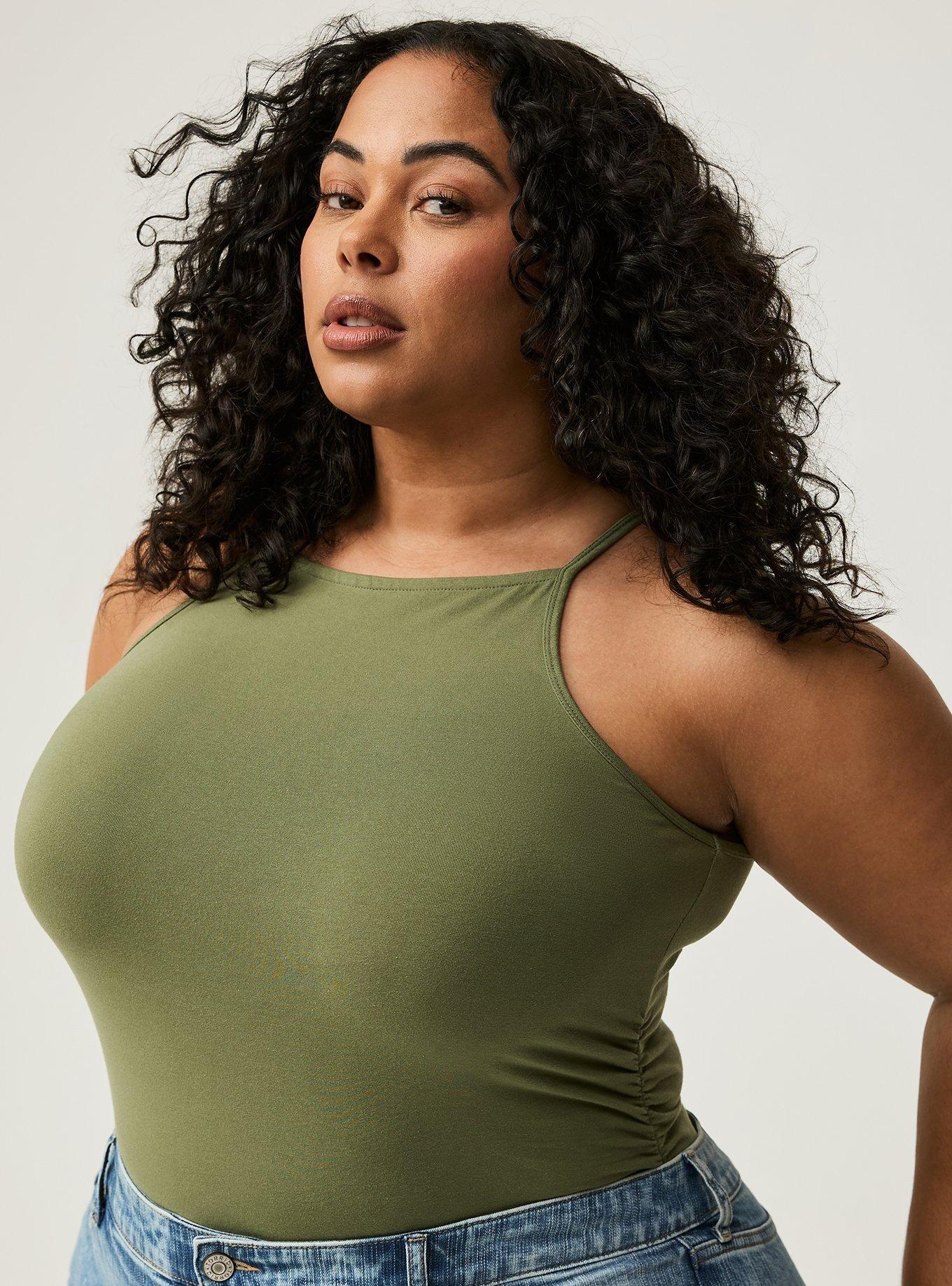 Foxy High Square Neck Cami