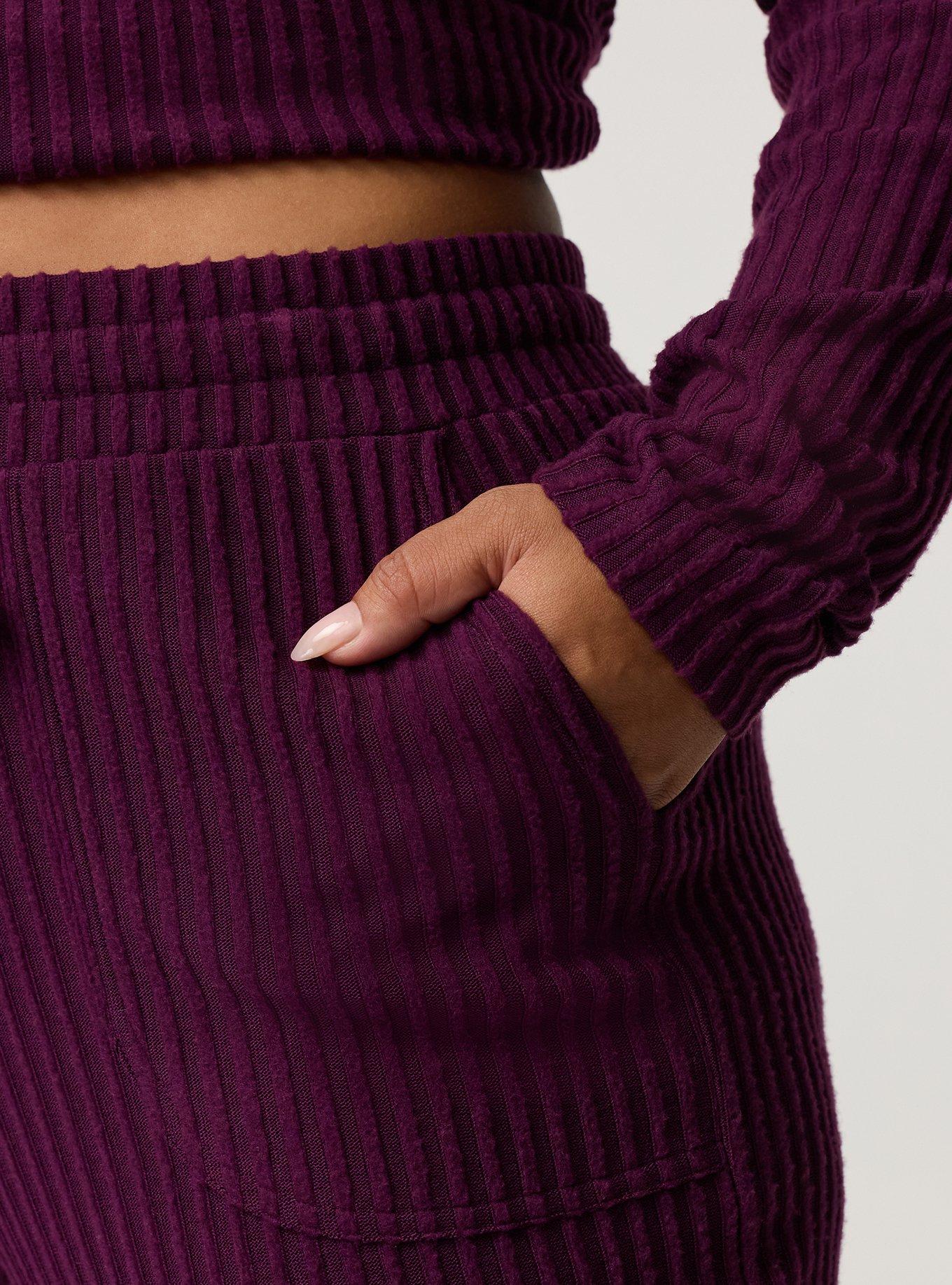 Super Soft Plush Rib Lounge Pant, WINTER BLOOM, alternate