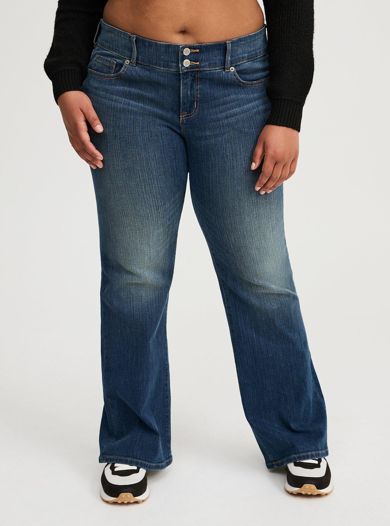 Low-Rise Flare Jean