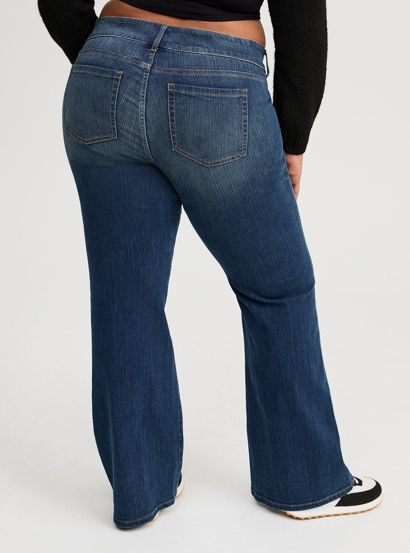 Low-Rise Flare Jean