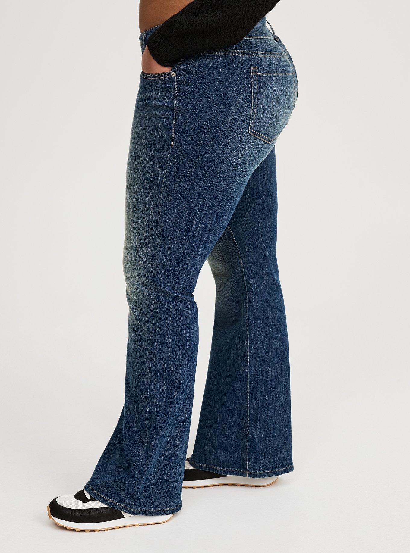 Low-Rise Flare Jean