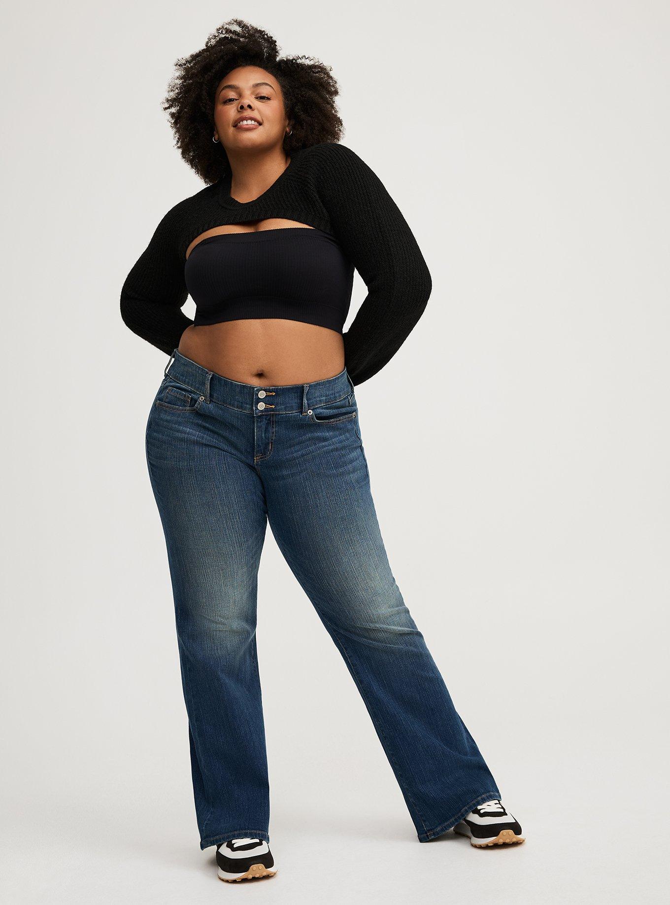 Low-Rise Flare Jean