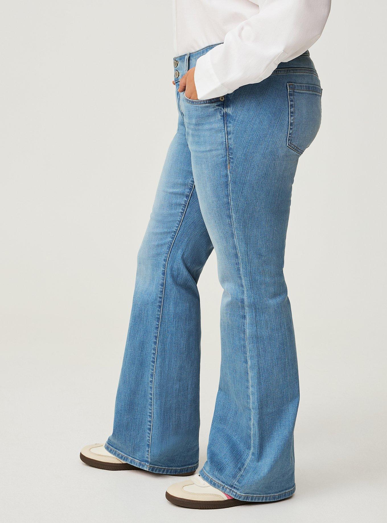 Low-Rise Flare Jean