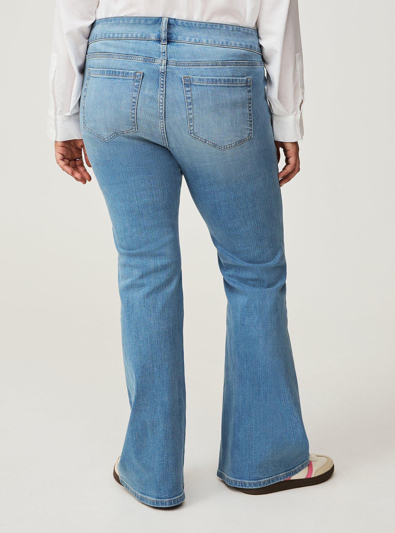 Low-Rise Flare Jean
