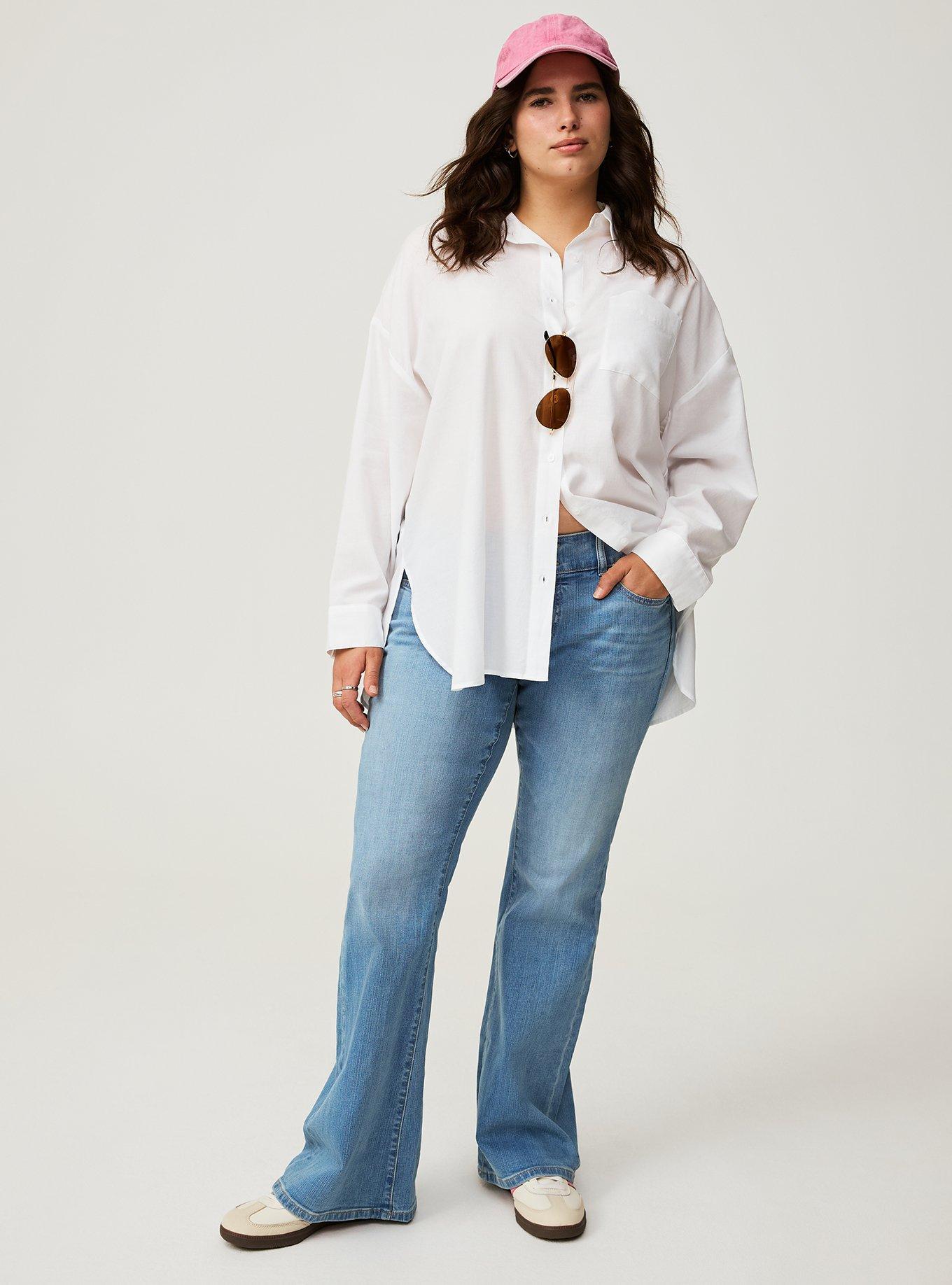 Low-Rise Flare Jean