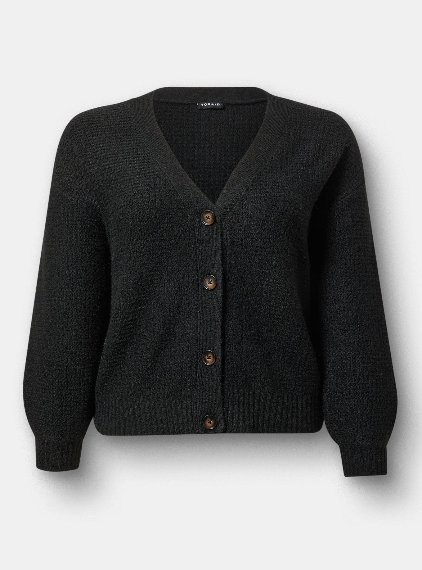 Plus Size - Drop Shoulder Textured Cardigan - Torrid