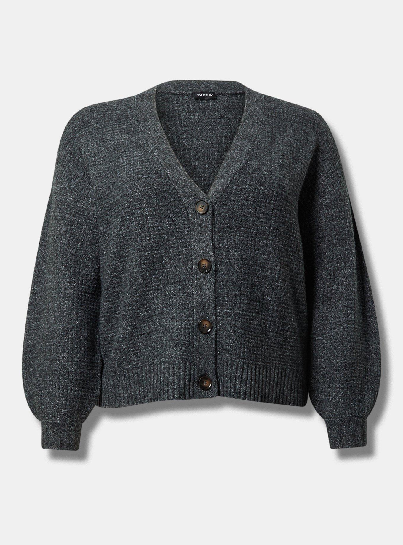 Vegan Cashmere Textured Cardigan