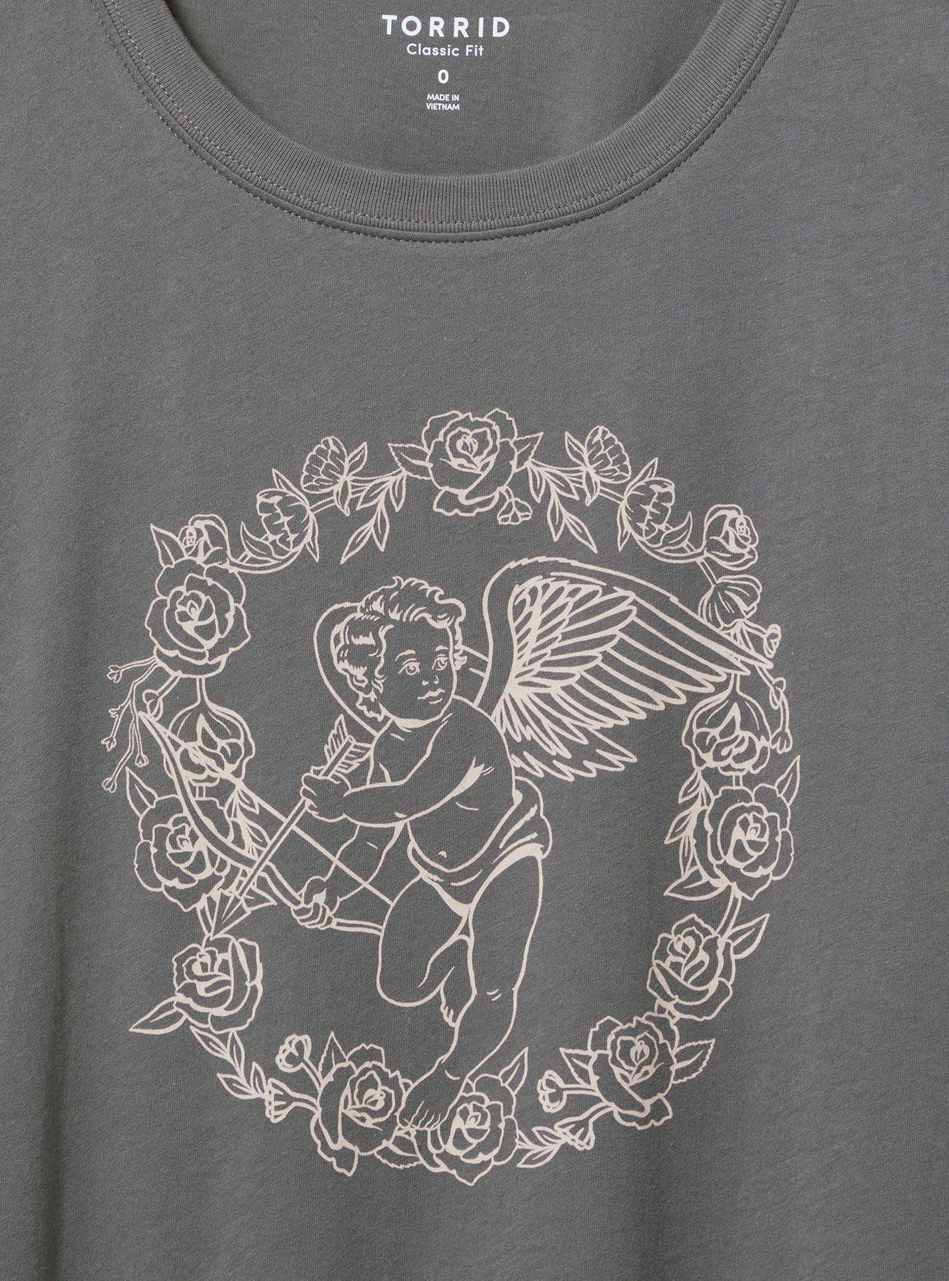 Cherub Classic Fit Crew Heritage Jersey Tee