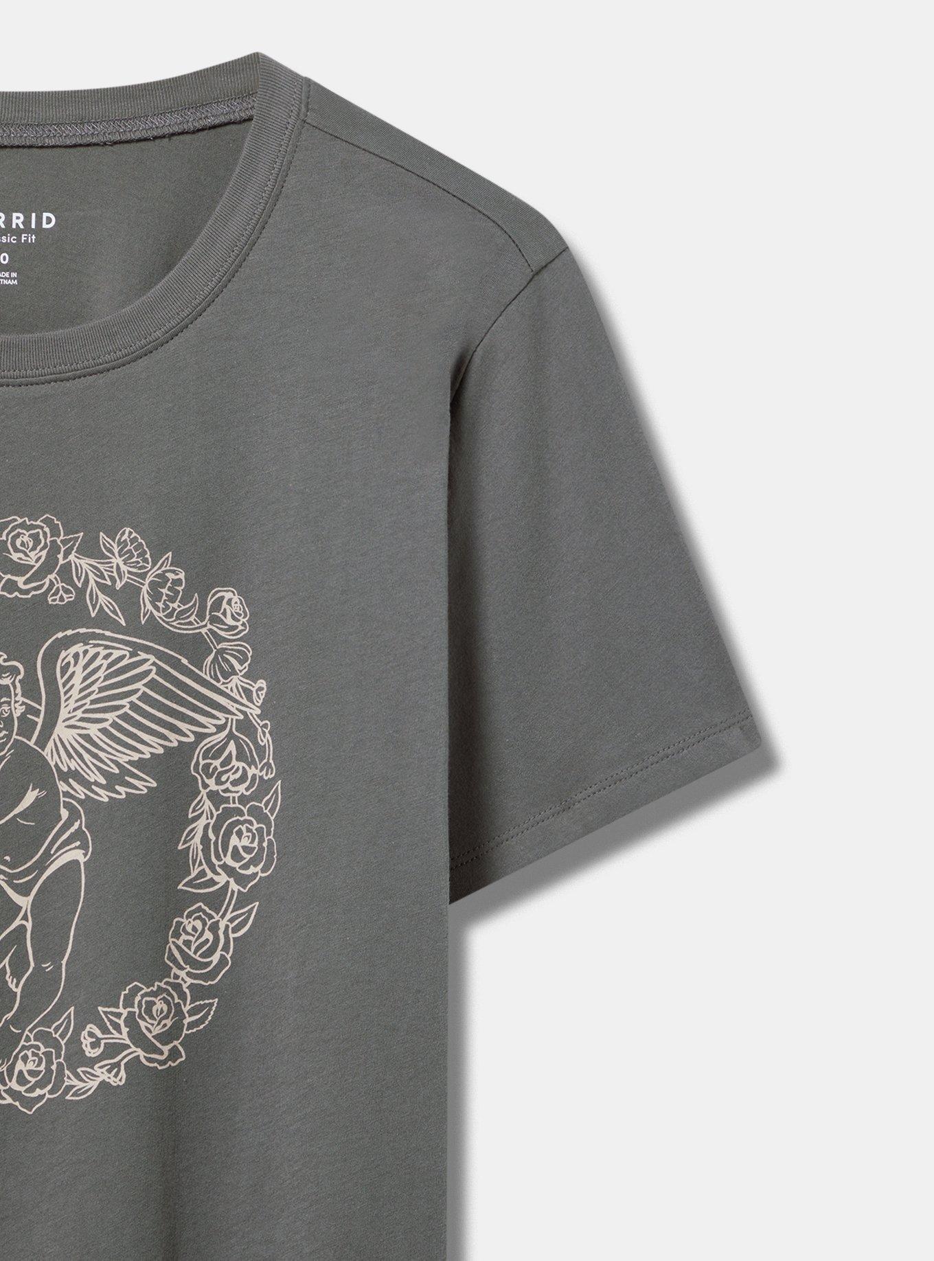Cherub Classic Fit Crew Heritage Jersey Tee