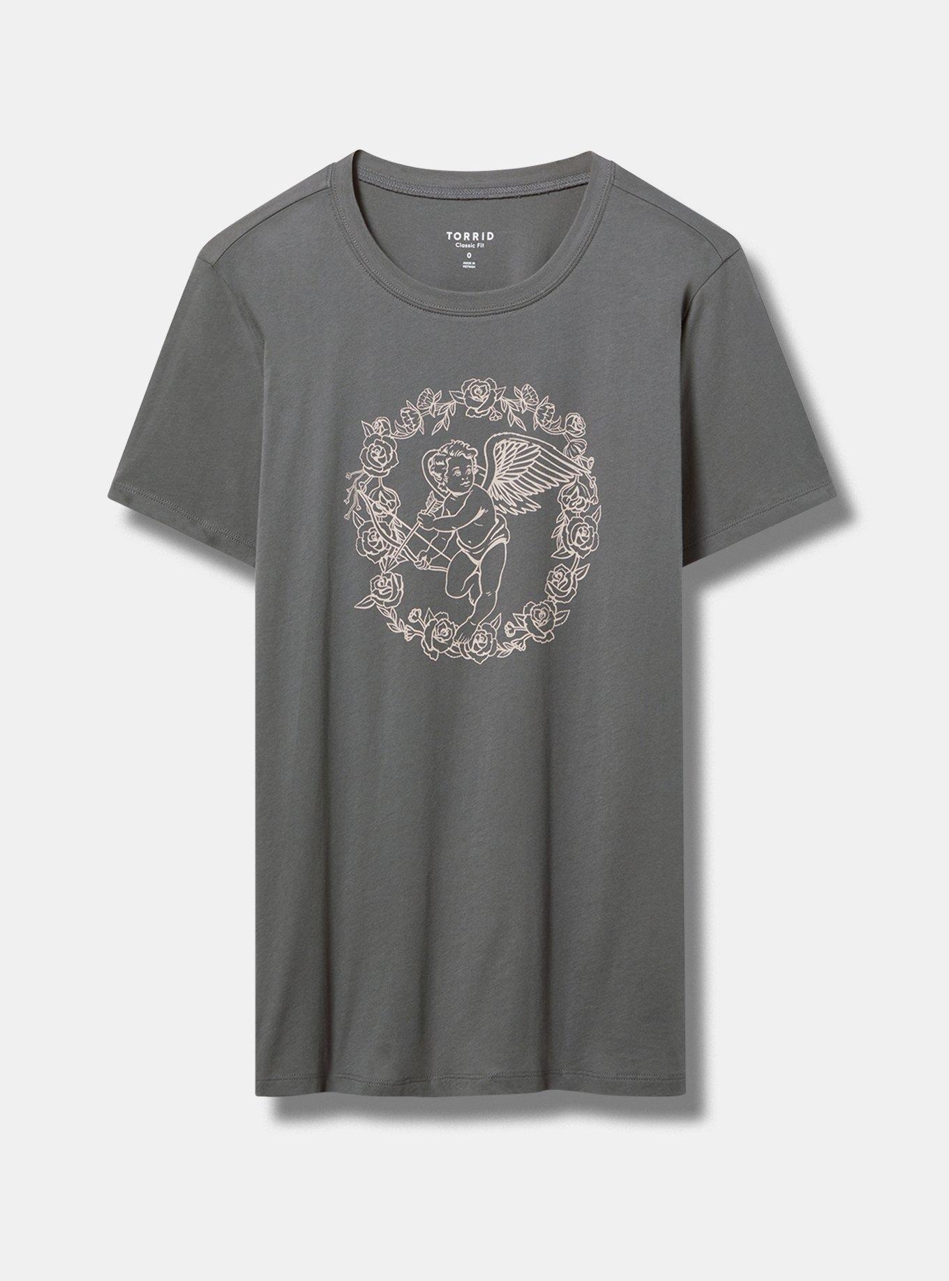 Cherub Classic Fit Crew Heritage Jersey Tee