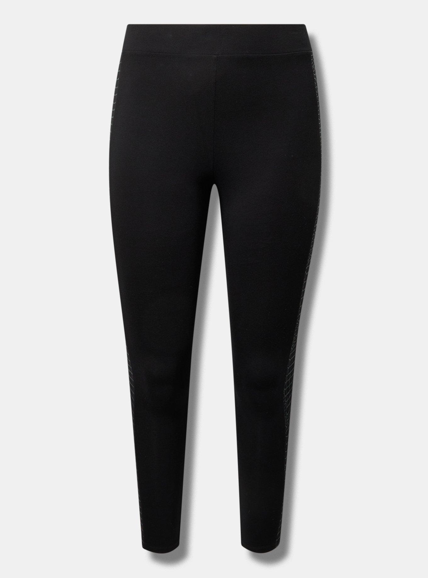 Contrast Panel Full-Length Legging