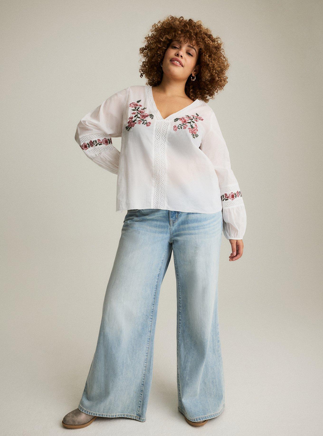 Festi Baggy Low-Rise Wide Leg Jean