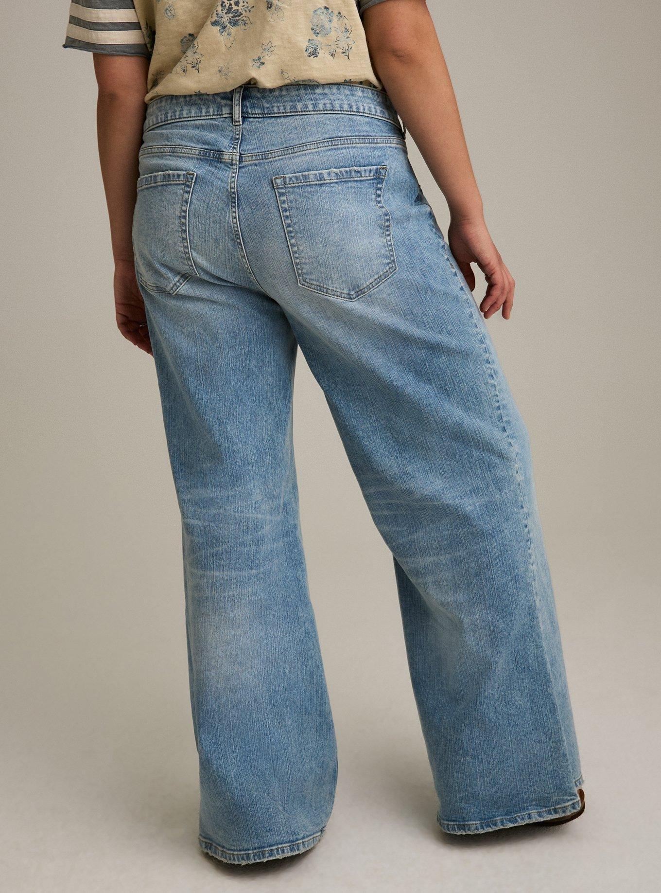 Festi Baggy Low-Rise Wide Leg Jean