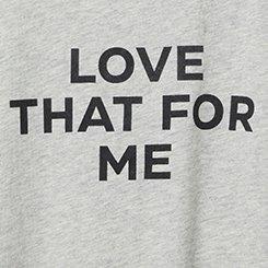 Love That For Me Classic Fit Crew Heritage Jersey Tee, LIGHT HEATHER GREY, swatch