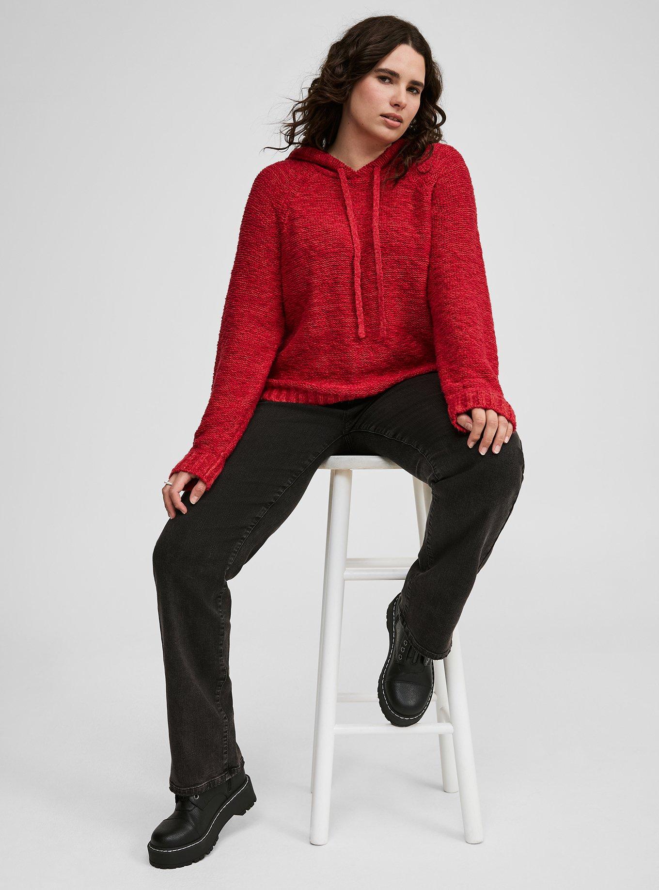 Textured Sweater Hoodie