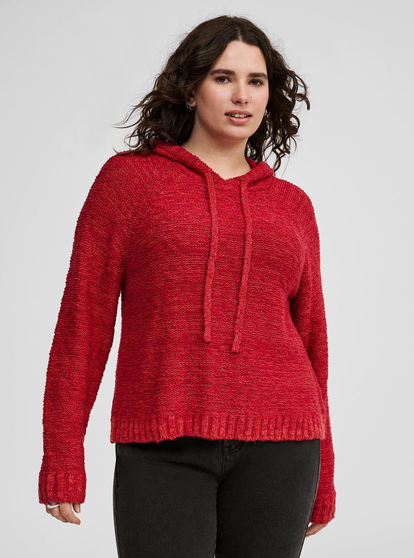 Textured Sweater Hoodie