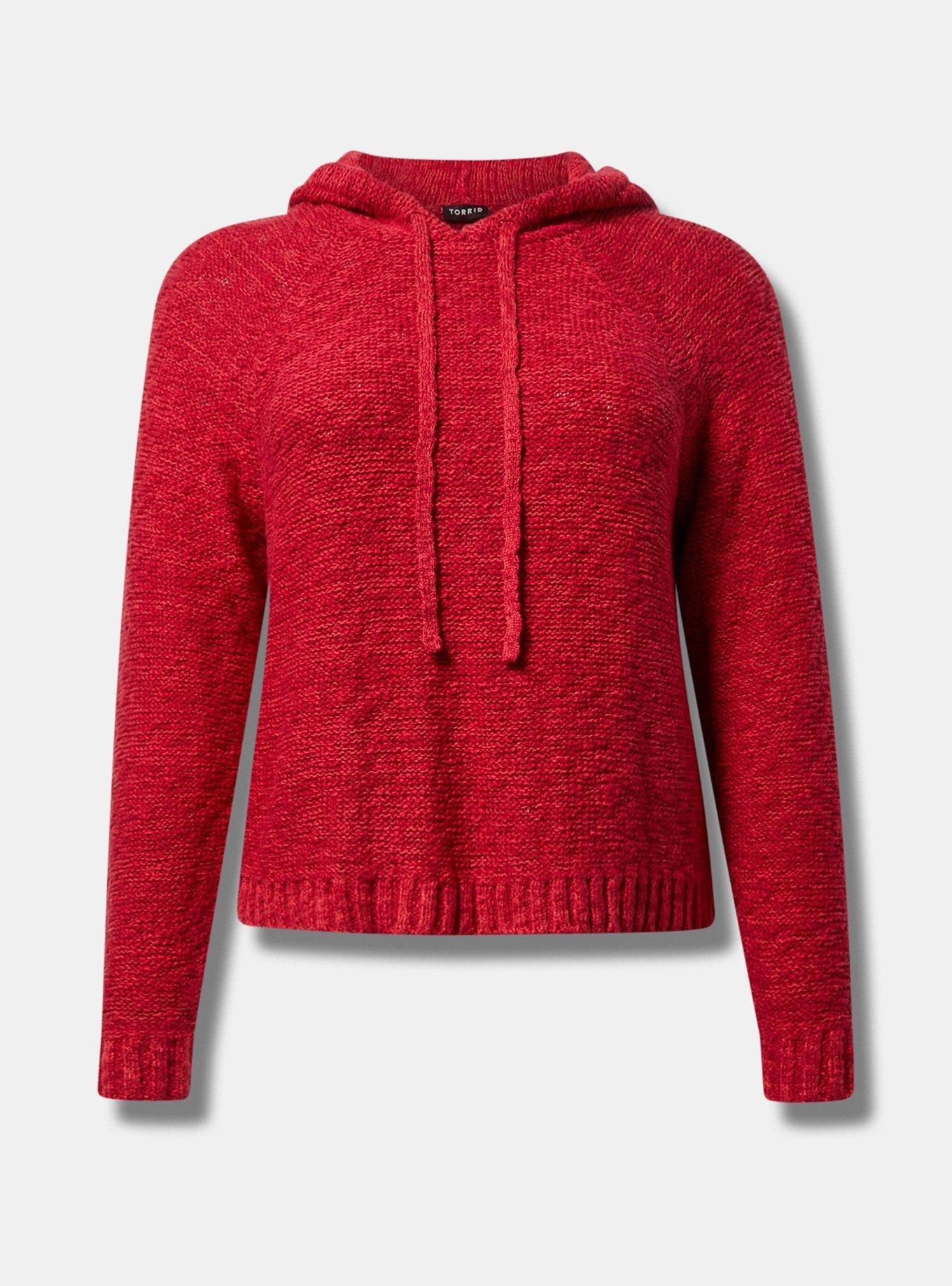Textured Sweater Hoodie