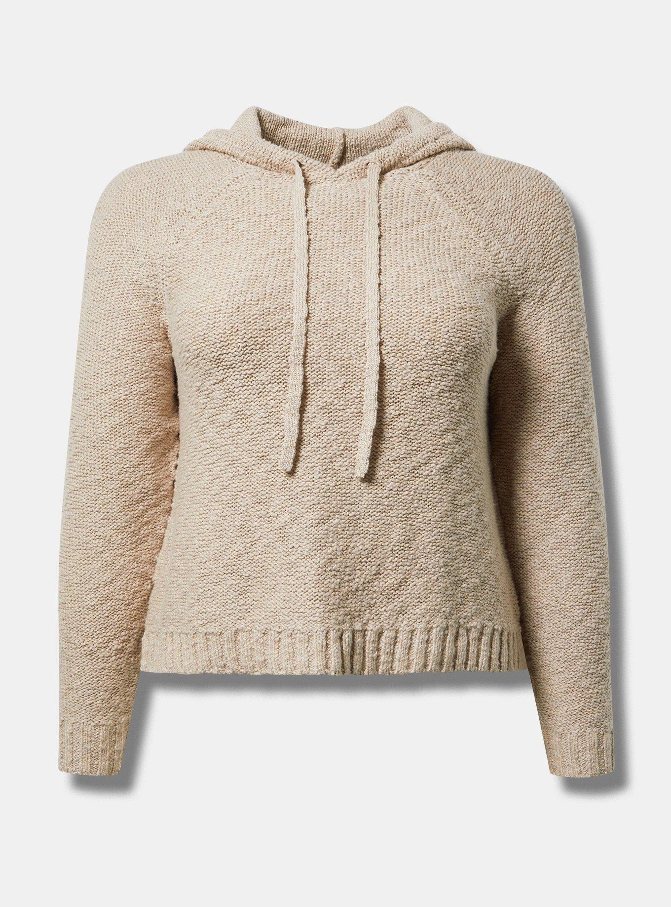 Textured Sweater Hoodie
