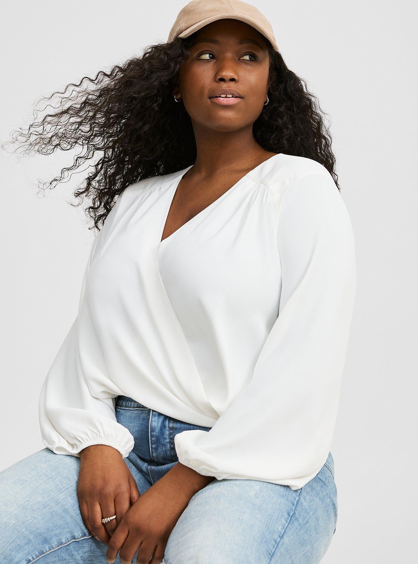 Plus Size - Surplice Blouse - Torrid