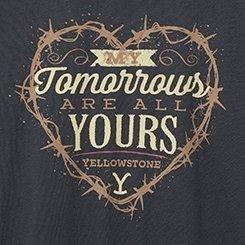 Plus Size Yellowstone Classic Fit Tee, VINTAGE BLACK, swatch