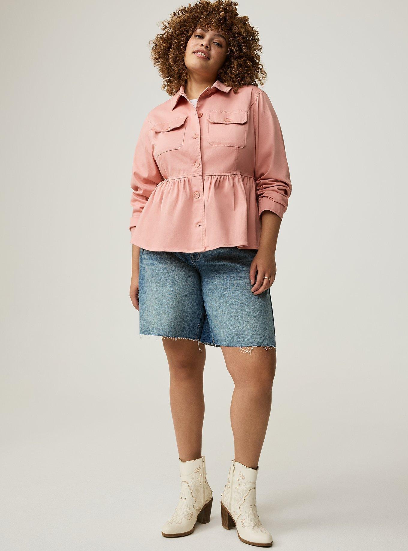 Peplum Utility Jacket