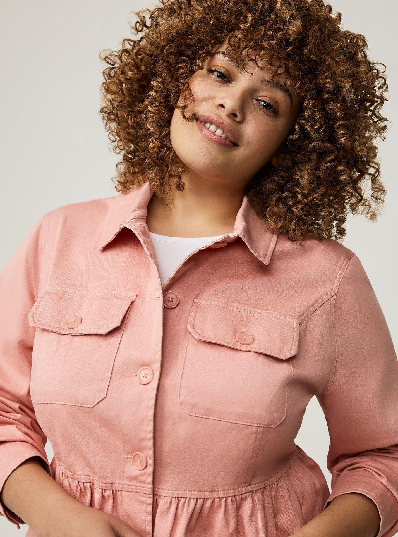Peplum Utility Jacket