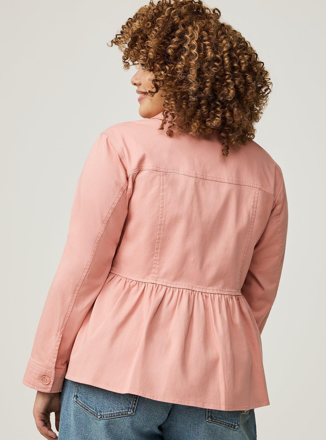 Peplum Utility Jacket