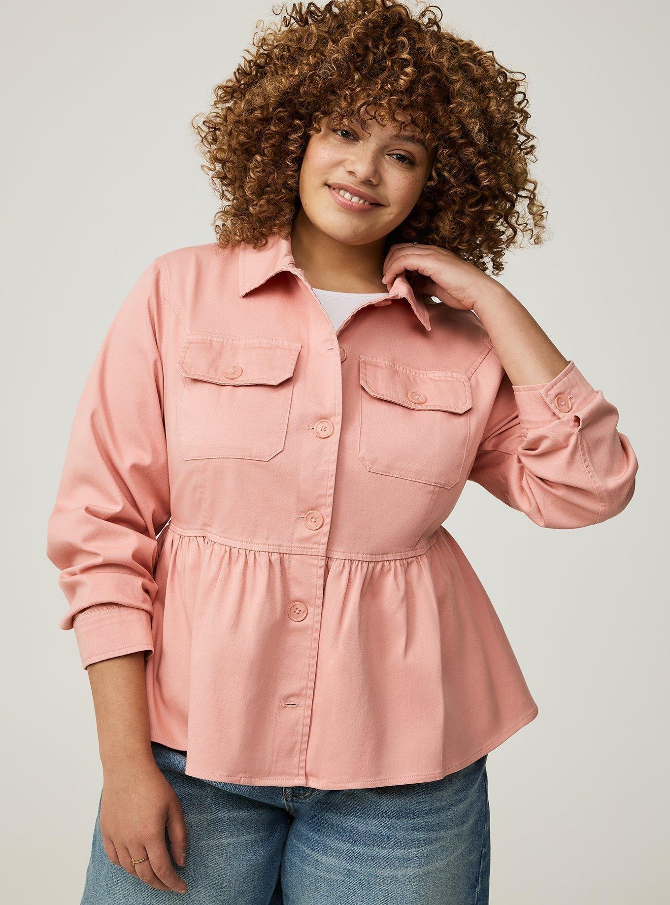 Peplum Utility Jacket