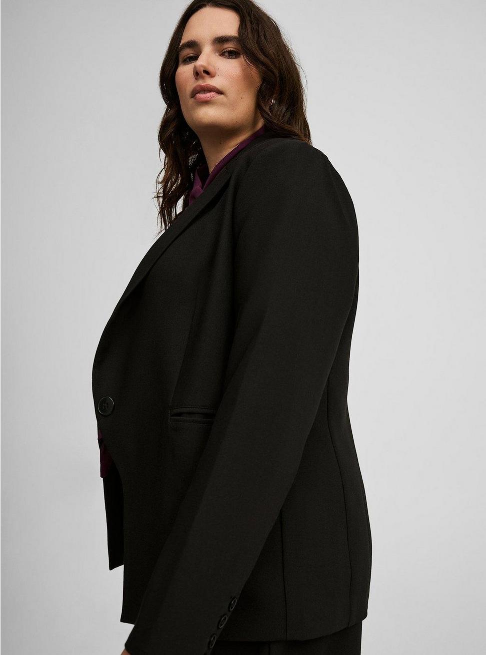 Plus Size - Classic Tailored Twill Blazer - Torrid Plus Size - Classic Tailored Twill Blazer - Torrid
