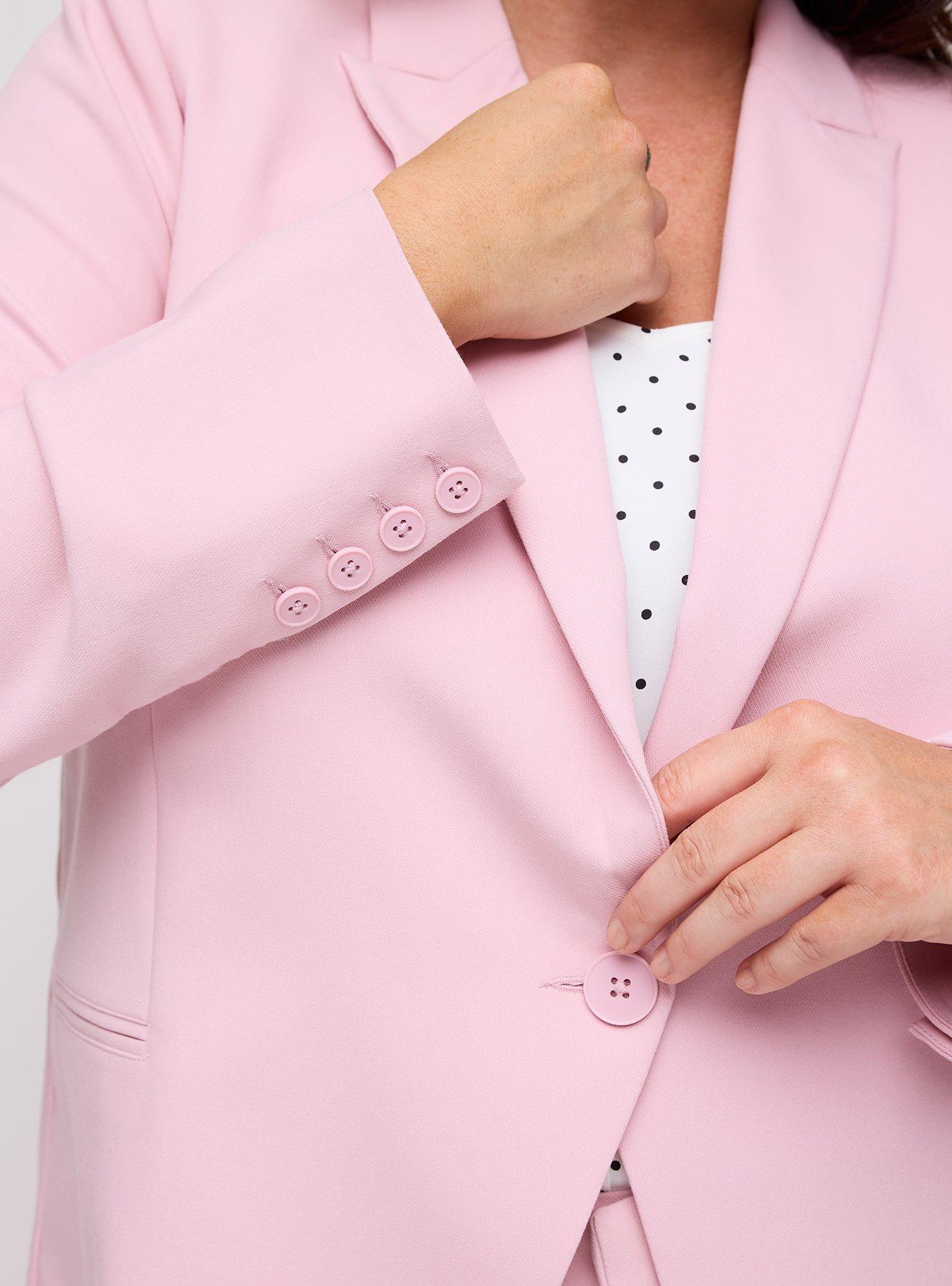 Studio Classic Tailored Twill Blazer, BLEACHED MAUVE, alternate