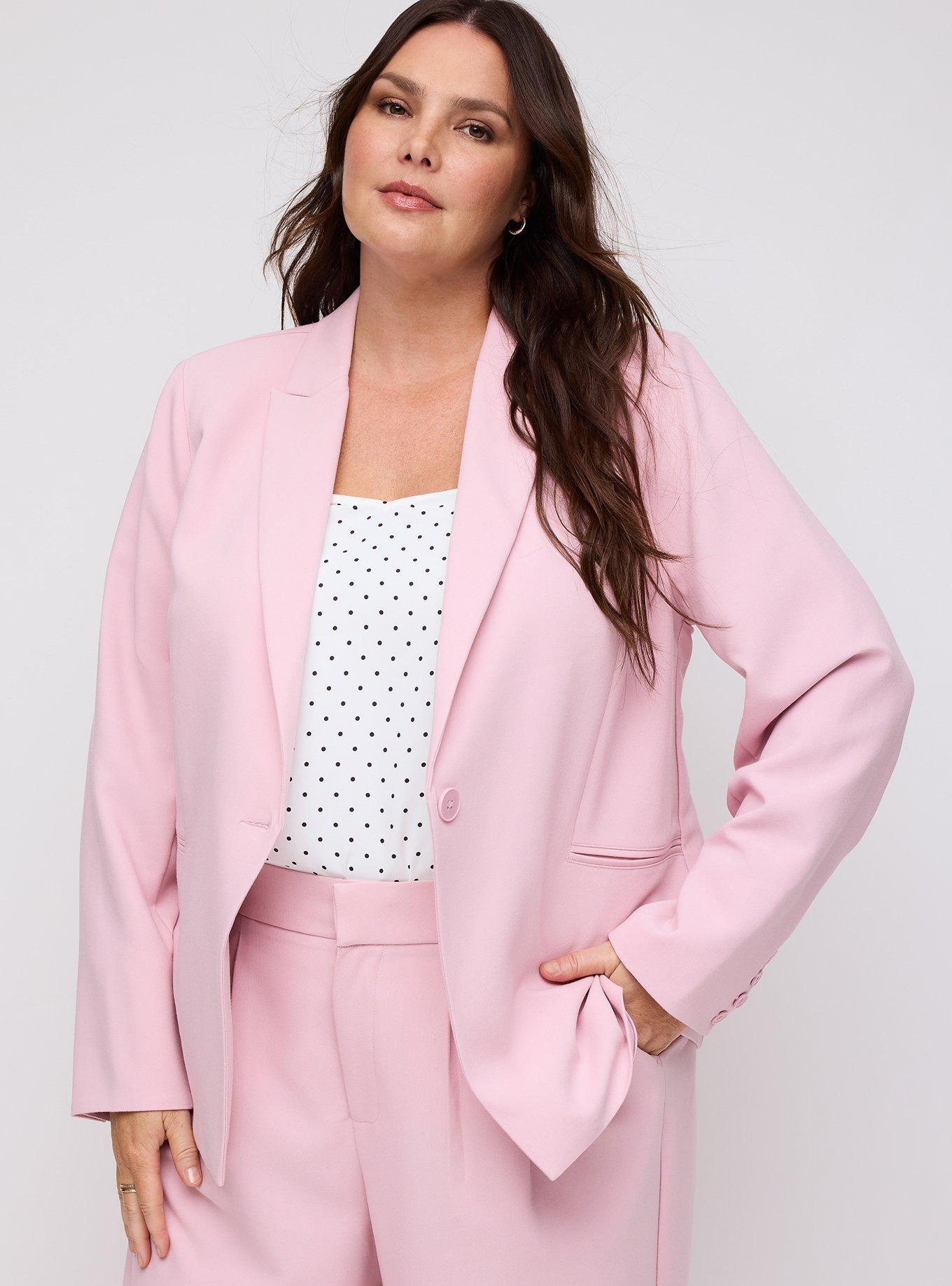 Plus Size - Studio Classic Tailored Twill Blazer - Torrid