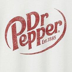 Dr Pepper Classic Fit Crew Cotton Tee, MARSHMALLOW, swatch