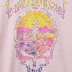 Grateful Dead Oversized Tunic Tee, BLEACHED MAUVE, swatch