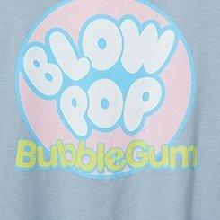 Blow Pop Relaxed Fit Crew Tee, DUSTY BLUE, swatch