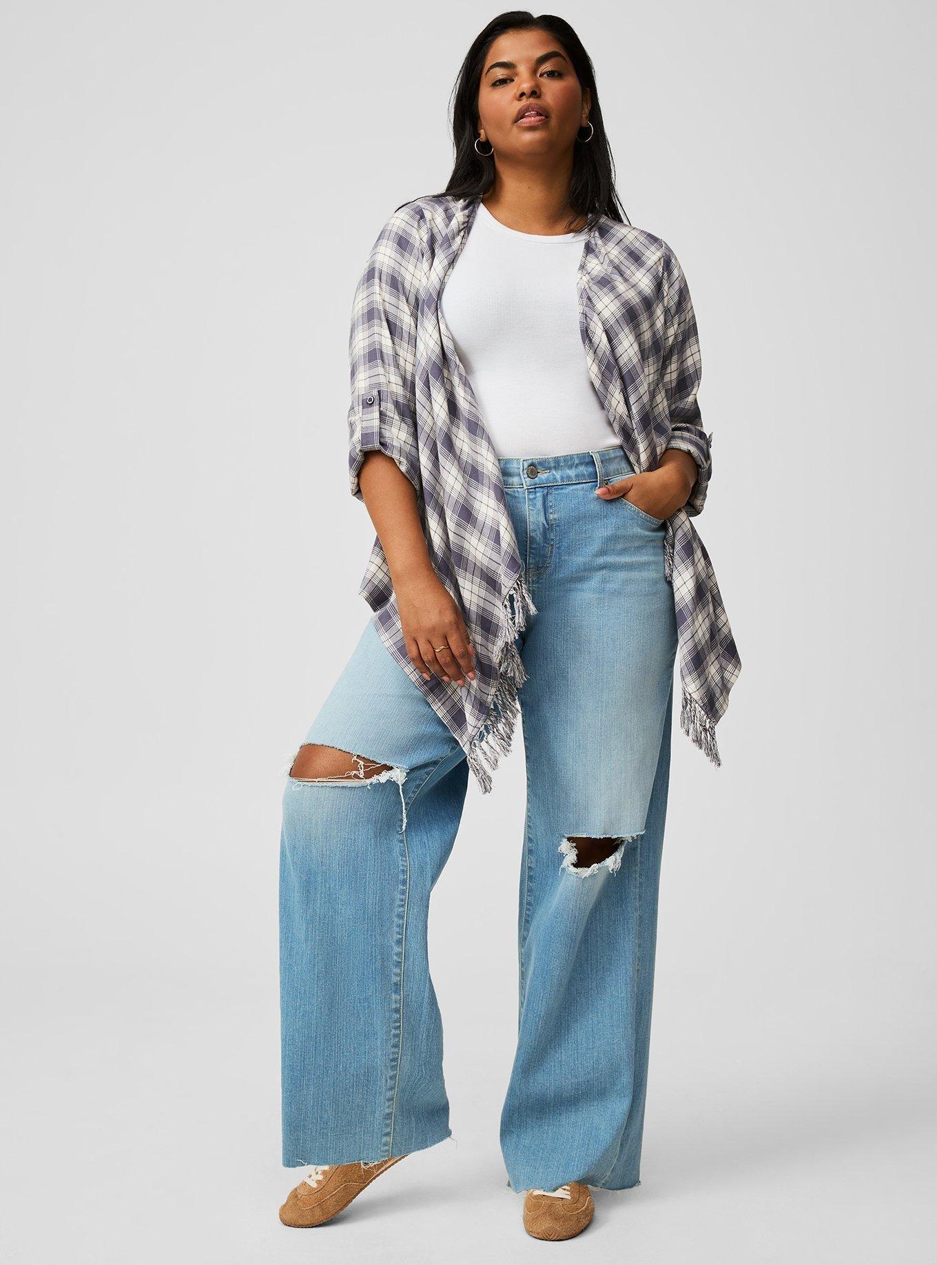 Brushed Drape Front Shacket 