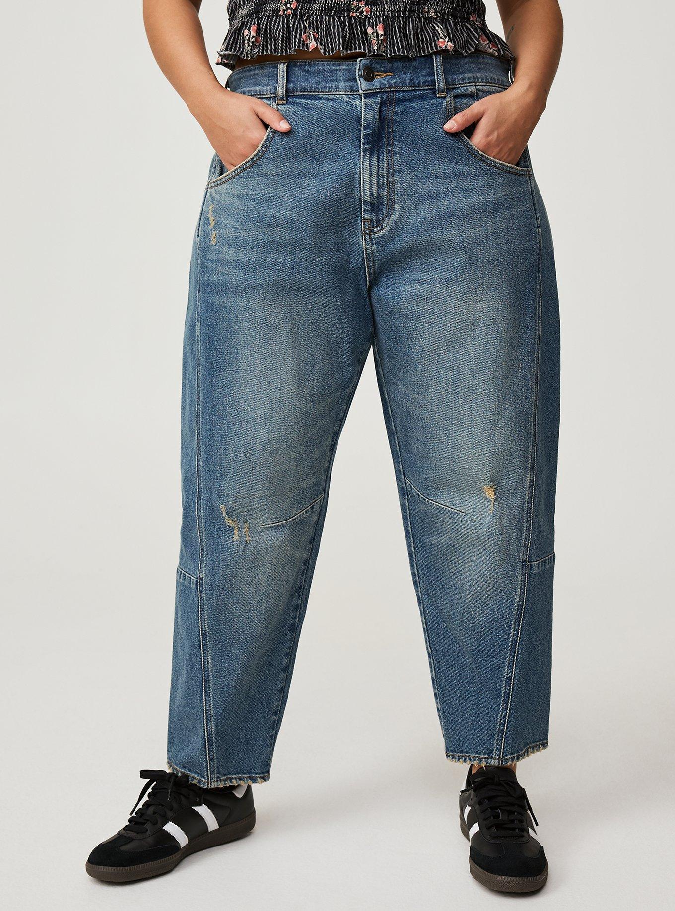 Festi High-Rise Barrel Jean