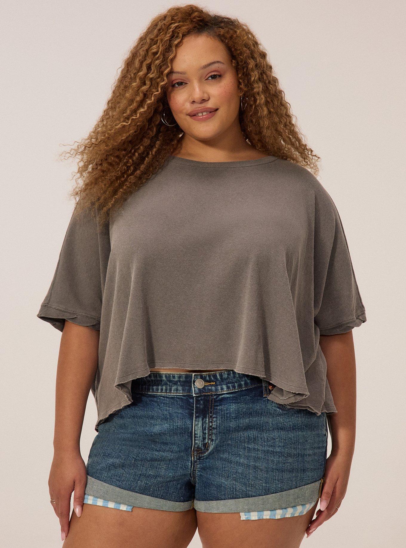 Festi Oversized Dolman Tee, TORNADO, hi-res