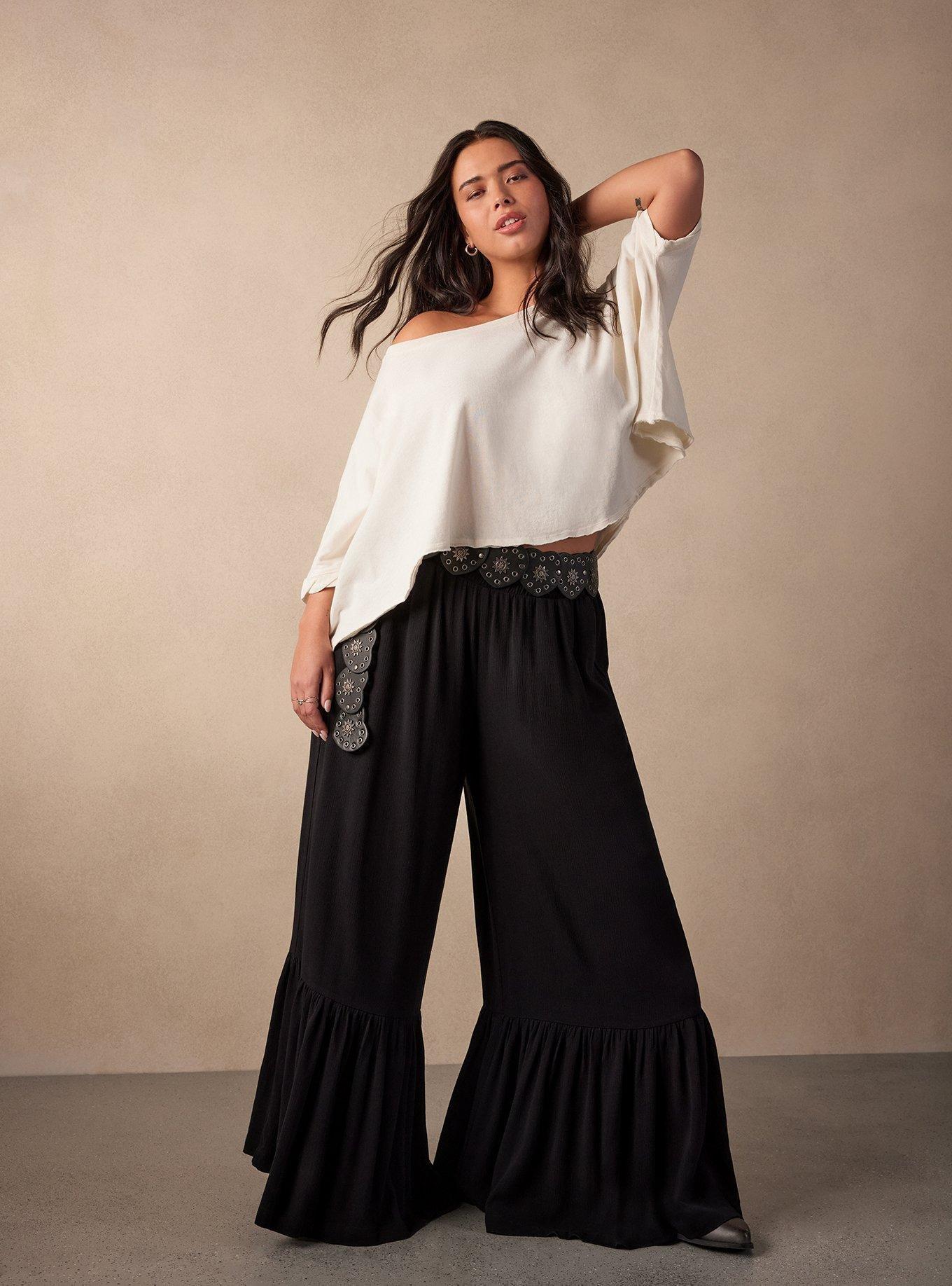 Festi Oversized Dolman Crop Tee