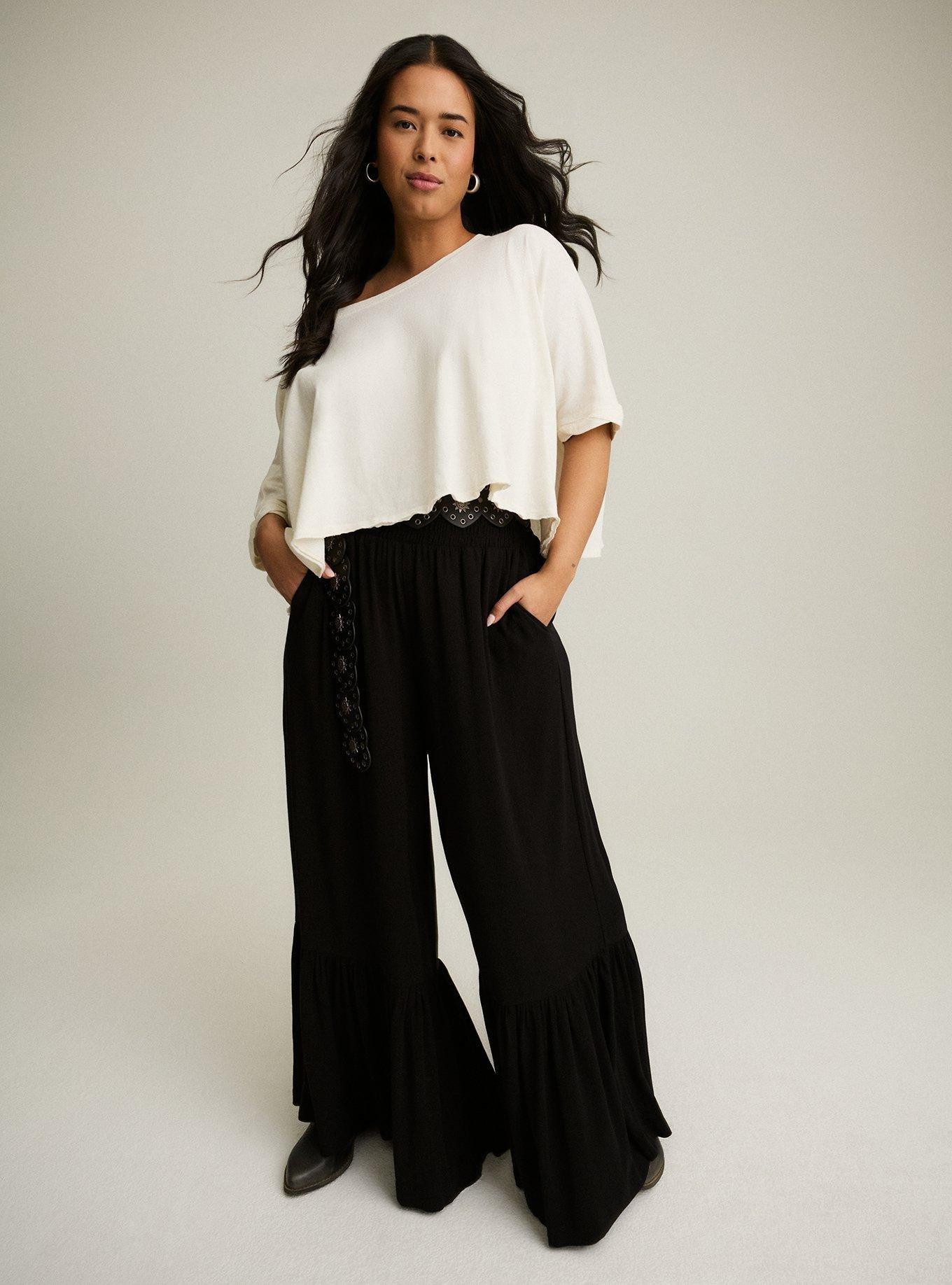 Festi Oversized Dolman Crop Tee