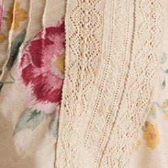Festi Lace Tie-Front Tank, BAILEY FLORAL BODICE BIRCH, swatch