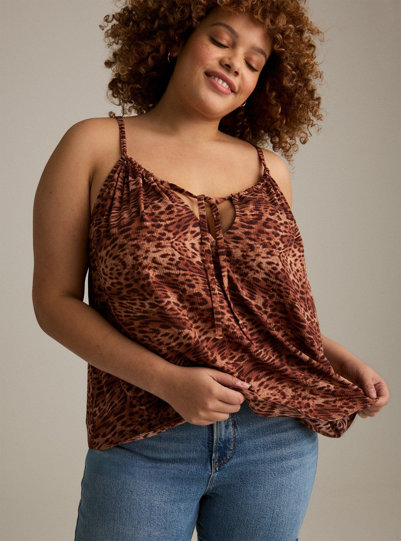 Festi Crinkle Gauze Halter Top