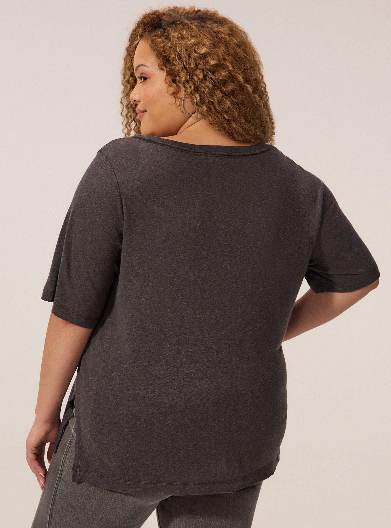 FESTI LINEN BLEND SCOOP NECK RELAXED HENLEY, PHANTOM, alternate