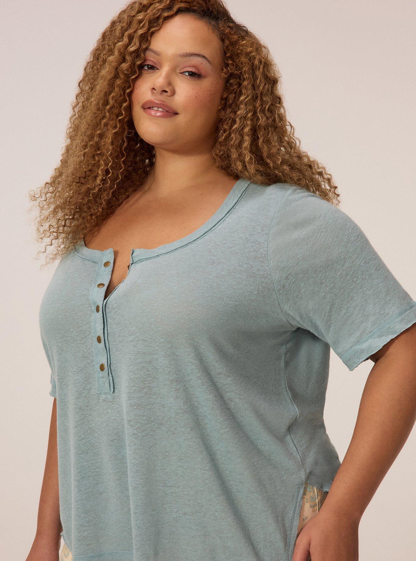 FESTI LINEN BLEND SCOOP NECK RELAXED HENLEY, ARONA, alternate